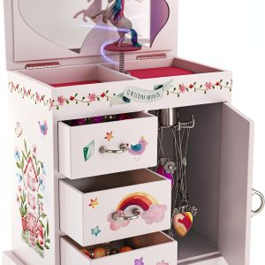Unicorn Musical Jewelry Chest Pretty Me Girls-0
