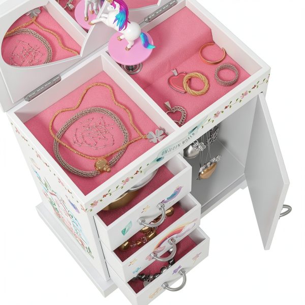 Unicorn Musical Jewelry Chest Pretty Me Girls-2