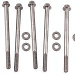 Header Bolt ARP Hex Black Oxide 5‑Piece Set-0