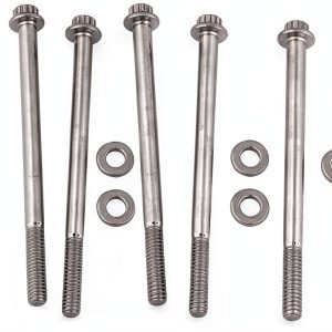 Header Bolt ARP Hex Black Oxide 5‑Piece Set-0
