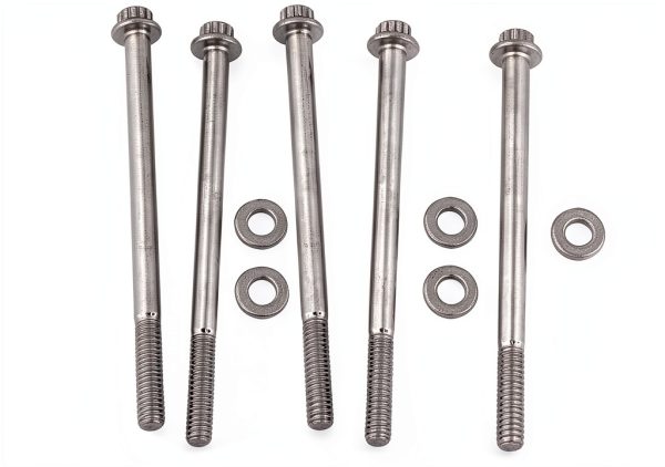 Header Bolt ARP Hex Black Oxide 5‑Piece Set-0