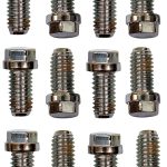Stainless Steel Header Bolts Mr Gasket 3/8-16 Hex-0