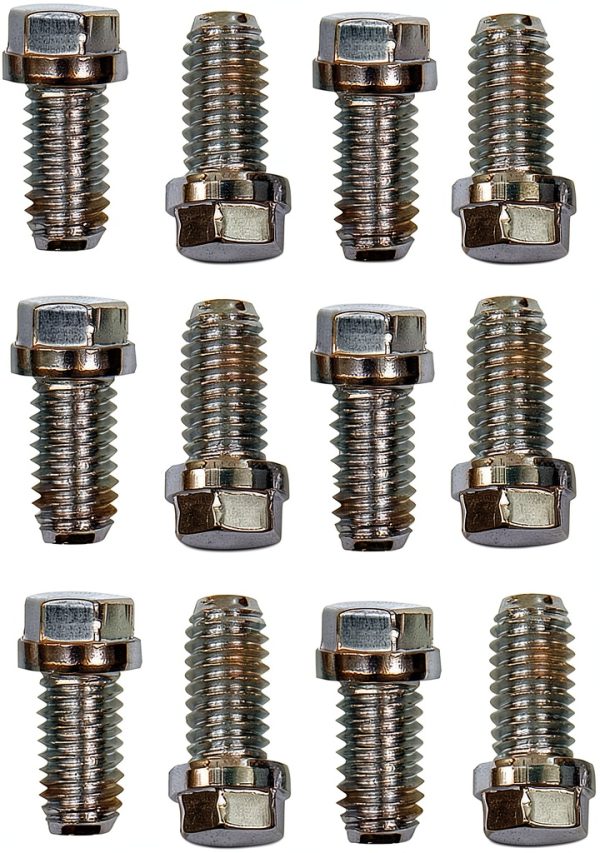 Stainless Steel Header Bolts Mr Gasket 3/8-16 Hex-0