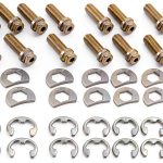 Exhaust Header Bolts Stage 8 SBF LONG H/BLT Nickel Grade 8 Double Hex-0