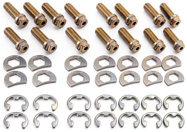 Exhaust Header Bolts Stage 8 SBF LONG H/BLT Nickel Grade 8 Double Hex-0