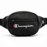 Champion Waist Pack Unisex Adult Black/White Logo One Size-0