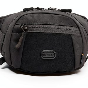 M-Tac Fanny Pack Small Waist Pack Tactical Belt Bag for Men Black-0