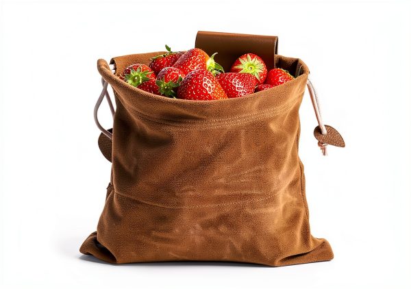 Mezchi Mushroom Foraging Bag Collapsible Waxed Canvas Waist Pack-4